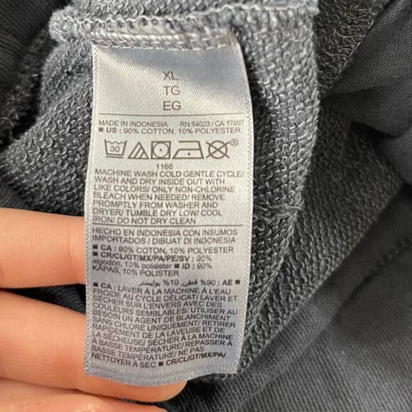 Old Navy Womens Extra High Waisted Cropped Straight Panther Sweatpants Gray XL - Picture 6 of 8